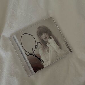 Autographed TTPD CD - Taylor Swift